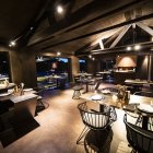 El menjador del restaurant Les Pardines