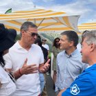 El president espanyol en la celebració de la Copa del Món de BTT.