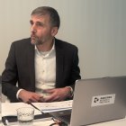 Joan Micó durant la presentació