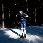 Irineu Esteve, durant la segona jornada del Tour de Ski, celebrada ahir.