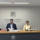 Roda de premsa del grup del PS.