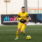 Eric de Pablos, durant un partit amb la UE Santa Coloma.