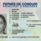 Nou format del permís de conduir.