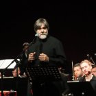 Albert Gumí durant el concert d’Any Nou.