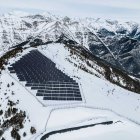 La infraestructura del parc solar del planell de la Tosa.