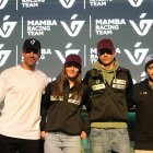 Joan Verdú, Paula Ledesma, Marc Visa i Pol Ferrer, en l’acte de presentació.