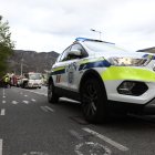 Un cotxe patrulla de la policia.