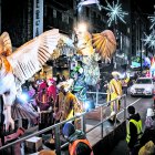 Una de les carrosses reials que va desfilar a la cavalcada conjunta d’Andorra la Vella i Escaldes-Engordany.