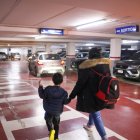 L’aparcament dels Serradells a Andorra la Vella.