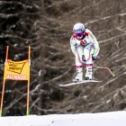 Cande Moreno, a l’entrenament de descens.