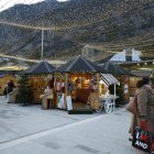 Visitants al Poblet de Nadal.