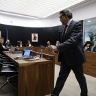 David Pérez en una sessió de comú de final d’octubre.