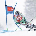 Joan Verdú, a la primera mànega d’Adelboden.