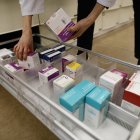 Medicaments en una farmàcia.