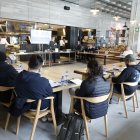 Els cuiners, en una de les masterclass.