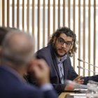 Pere Baró en una comissió al consell general.