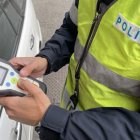 Un control d'alcoholèmia de la policia.