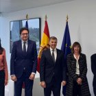 Els ministres Rossell i López a la reunió d’ahir.