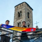 Yeray Cabanzón i Edgar González, durant la seva presentació.