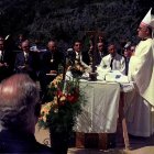 Inauguració del santuari.