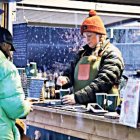 Assistents a l’après-ski, ahir.