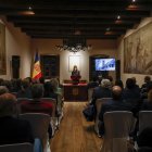 L’acte a Casa de la Vall.