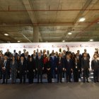 Els ministres i els reis d'Espanya en la inauguració de FITUR.