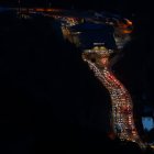 Les cues que aquest vespre hi ha a la frontera d'Andorra.