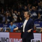 El tècnic català, al duel davant del Breogán al Pavelló Toni Martí.