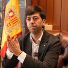 El cònsol major, Sergi González, durant l'entrevista a l'Agència de Notícies Andorrana.