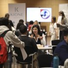 Trobada laboral entre joves i empreses.