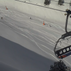 L'estació d'Arinsal aquest matí.