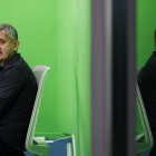 Dilmé, ahir als estudis de Diari TV.