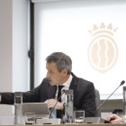 El conseller demòcrata David Astrié en la sessió de comú d'Andorra la Vella on ha alertat del sobrecost de la plaça del Poble