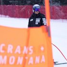 Cande Moreno, al reconeixement del descens.