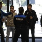 Representants sindicals el dia de la firma de l’acord salarial.