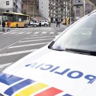 Un cotxe patrulla de la policia.