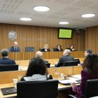 Un moment de la jornada de treball del grup interparlamentari Andorra-San Marino al Consell General.