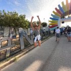 Poussier camí d'un concert a Portugal.