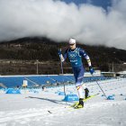 Irineu Esteve, en un dels tests que va fer.