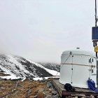 L’estació nivometeorològica.