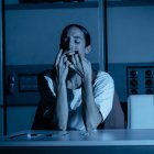 Un moment durant la peça.