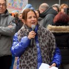 La cònsol major d'Escaldes-Engordany, Rosa Gili, durant la celebració dels Encants de Sant Antoni.