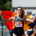 Alba Viñals durant els Jocs dels Petits Estats.