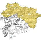 Avís groc per pluges intenses al nord d'Andorra a partir de la mitjanit.