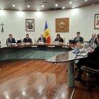 Un moment durant la sessió del consell de comú d'Encamp.