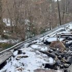 Estat del tall, ahir, a l’RN-20.