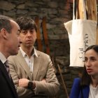 Alcobé, González i Losada durant la reunió.