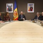 La reunió del consell de ministres celebrada aquest matí.