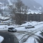 L'estat de la carretera al Tarter aquest matí.